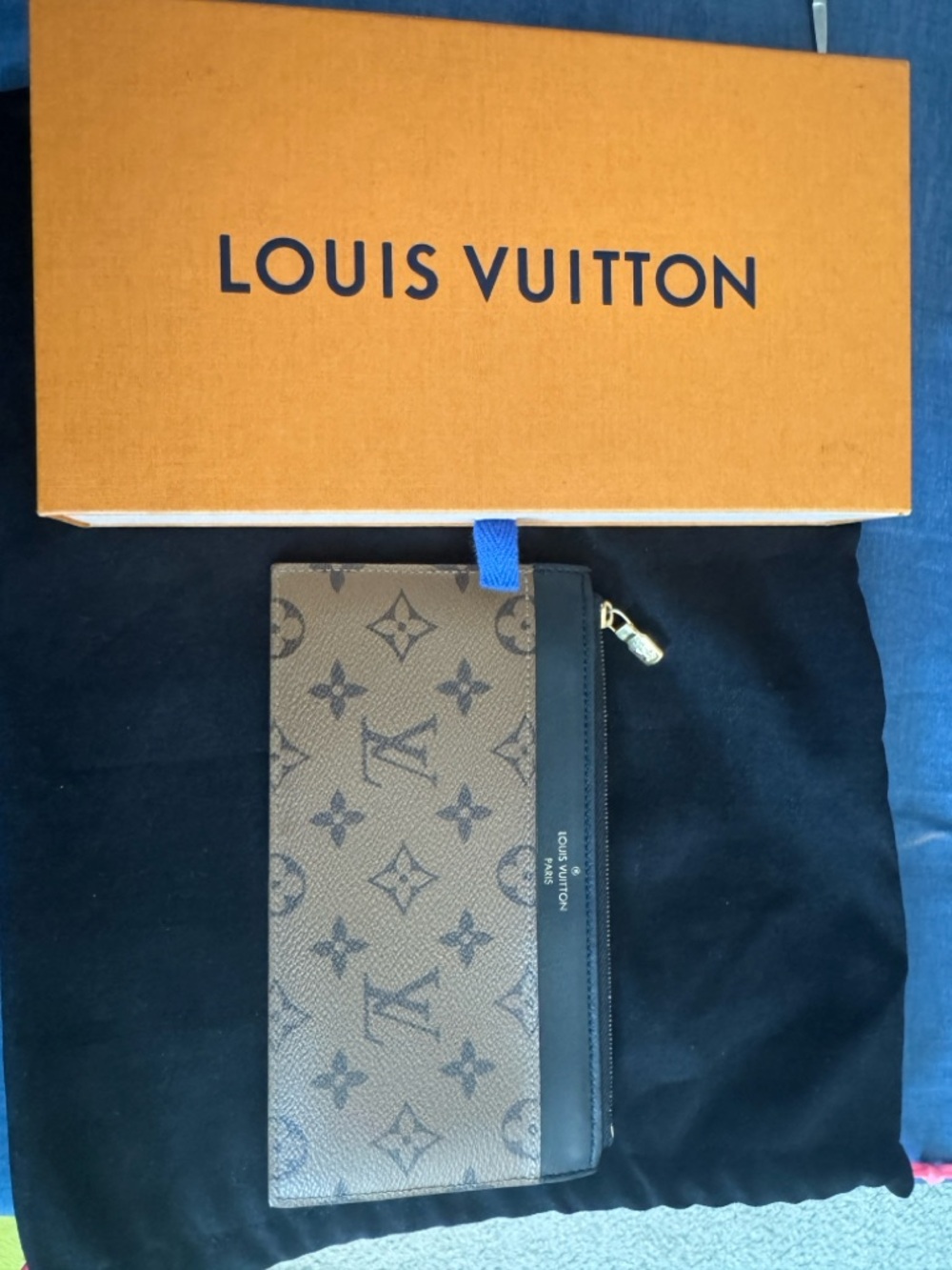 Louis Vuitton Monogram Reverse
Slim Purse Wallet